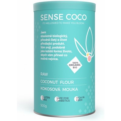 Sense Coco Bio Raw kokosová mouka bez lepku 500 g