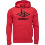 Umbro LARGE logo HOODIE ESSENTIALS mikina červená – Zboží Dáma