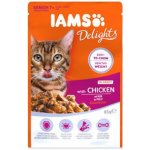 Iams Cat Senior Kuře v omáčce 85 g – Hledejceny.cz