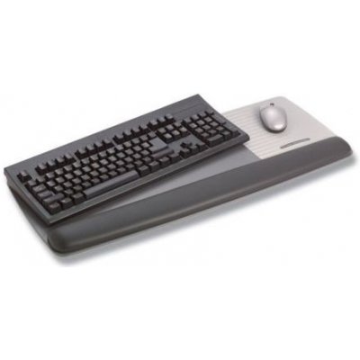 Podložka klávesnice a myši 3M WR422, šedá/černá – Zboží Mobilmania