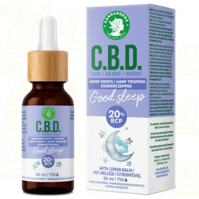 ZELENÁ ZEMĚ C.B.D. Konopné kapky s BCP Good sleep 30 ml – Sleviste.cz