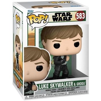 Funko Pop! Star Wars The Book of Boba Fett Luke Skywalker and Grogu Star Wars 583