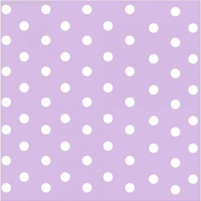 Ubrousek 33x33cm Puntíky na fialovém – Zboží Dáma