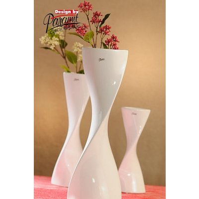 Váza Beauty bílá 32 cm – Hledejceny.cz