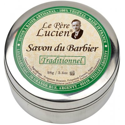 Le Pere Lucien Traditionnel mýdlo na holení v dóze 98 g – Zbozi.Blesk.cz