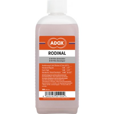 Adox Rodinal 500 ml negativní vývojka – Zboží Mobilmania