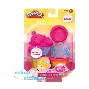 Play-Doh Disney Princess třpytivá modelína s vytlačovátky asst.