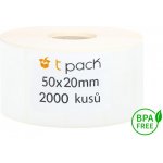 T-Pack ETR05002001 Termotransferové etikety 50 x 20 2000 kusů