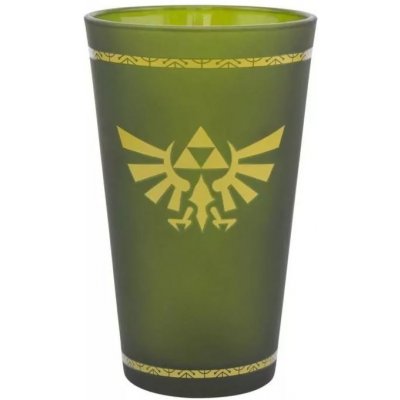 CurePink Sklenice Nintendo|Legend of Zelda: Hyrule Logo objem PP6353NN 415 ml