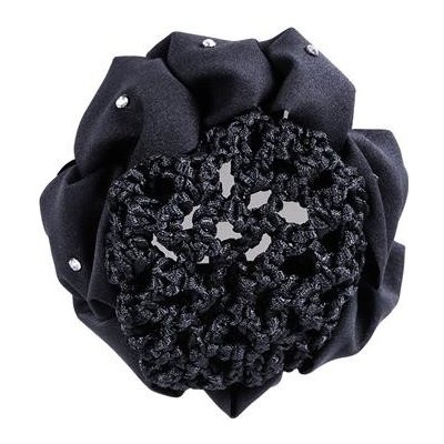 QHP Síťka do vlasů s kytkou černá – Zboží Mobilmania