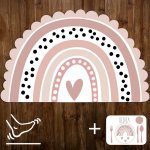 Inspio Duha v pastelových barvách N.5. Hnědá – Zbozi.Blesk.cz