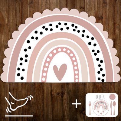 Inspio Duha v pastelových barvách N.5. Hnědá – Zbozi.Blesk.cz