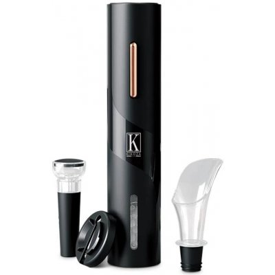 Berlingerhaus Vývrtka elektrická na víno s příslušenstvím Black Rose Collection – Hledejceny.cz