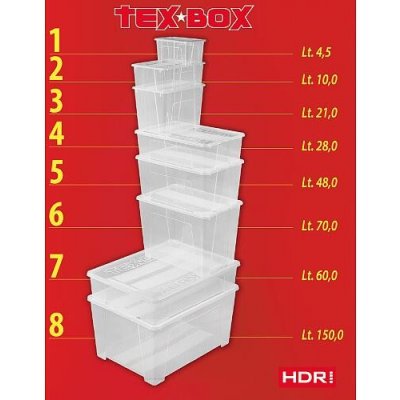 Box úložný TEX BOX 21l HEIDRUN – Hledejceny.cz