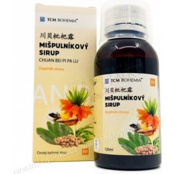 TCM Bohemia Mišpulníkový sirup 120 ml