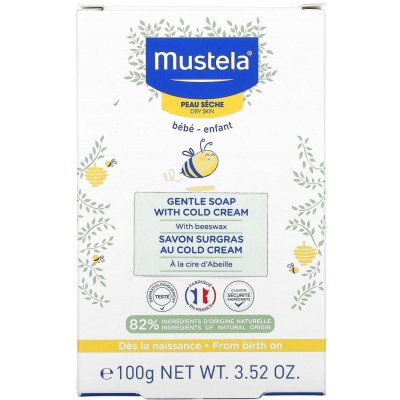Mustela Dětské jemné mýdlo na tvář a tělo (Gentle Soap with Cold Cream) 100 g – Sleviste.cz