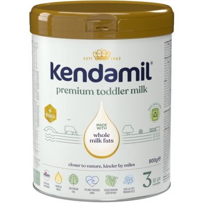 Kendamil 3 BIO Nature HMO+ 800 g – Hledejceny.cz