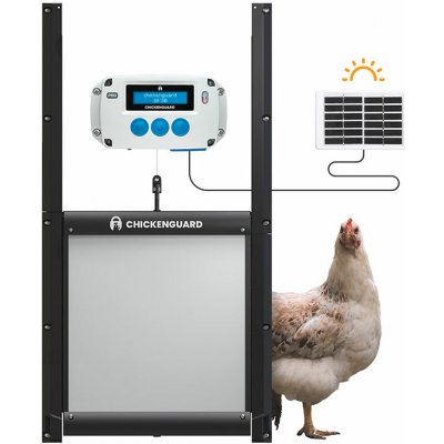 BRAVSON CHICKEN GUARD PRO 25x30 SOLAR KIT automatické otevírání – Sleviste.cz