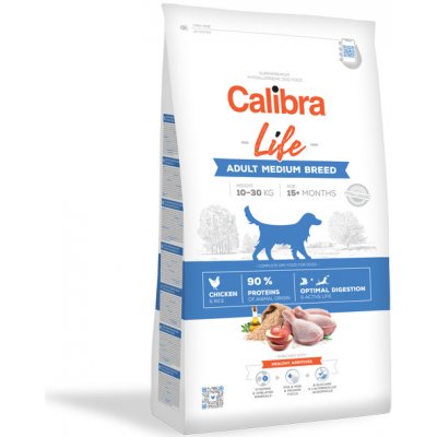 Calibra Dog Life Adult Medium Breed Chicken 2,5 kg