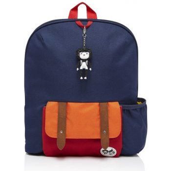 Babymel batoh ZIP a ZOE navy colour block 7607