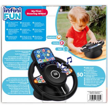 Dudlu Baby můj první volant s dotykovou obrazovkou na baterie plast