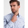 Pánská Košile Ombre košile regular fit OM-SHCS-0156 modrá