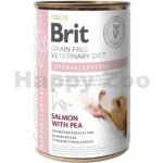 Brit Veterinary Diet Dog Grain Free Hypoallergenic Salmon & Pea 400 g – Hledejceny.cz