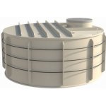 Plastovar Nízká kruhová nádrž na dešťovou vodu k obetonování 10m³ – Sleviste.cz