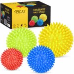 4FIZJO Sada masážních míčků s výstupky SPIKE+ 4 ks. – Zboží Dáma