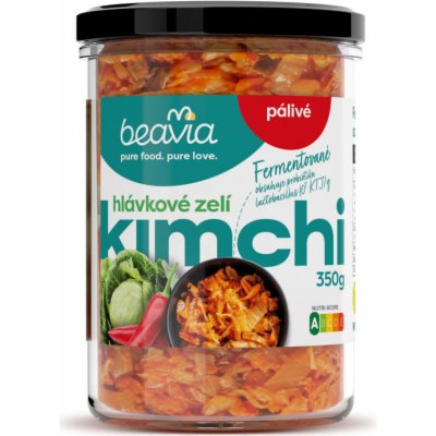 BEAVIA Kimchi s bílým hlávkovým zelím pálivé 350 g – Zboží Dáma