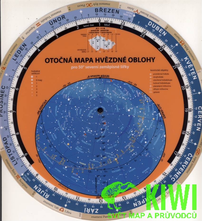 otáčivá mapa oblohy Mapa Hvězdná obloha otáčivá od 99 Kč   Heureka.cz otáčivá mapa oblohy