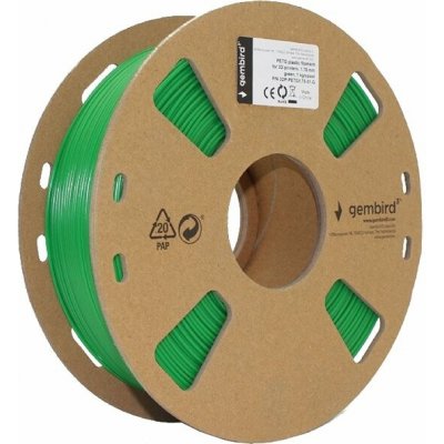 Gembird PETG 1.75mm zelená 1kg – Zboží Živě