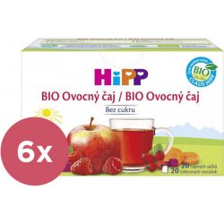 HiPP BIO ovocný čaj 6 x 20 x 2 g