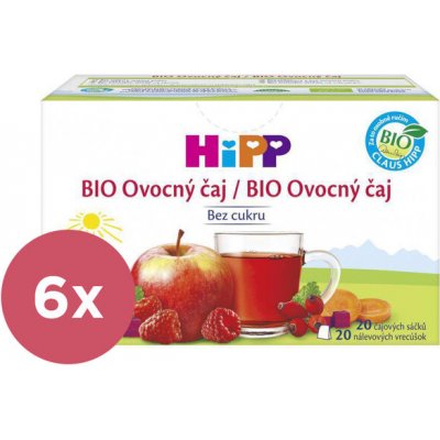 HiPP BIO ovocný čaj 6 x 20 x 2 g – Zbozi.Blesk.cz