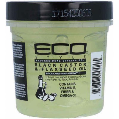 Eco Styler Black Castor & Flaxseed Gel stylingový gel s ricinem a lněným semínkem 236 ml – Zbozi.Blesk.cz