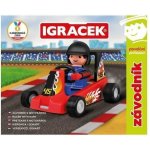 Efko IGRÁČEK Závodník s motokárou červená – Zboží Mobilmania