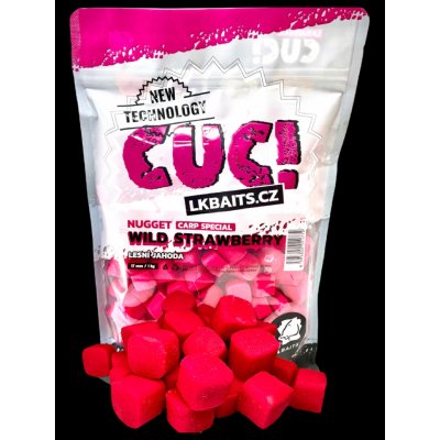 LK Baits CUC! Nugget Carp Wild Strawberry 1kg 17mm – Zboží Mobilmania