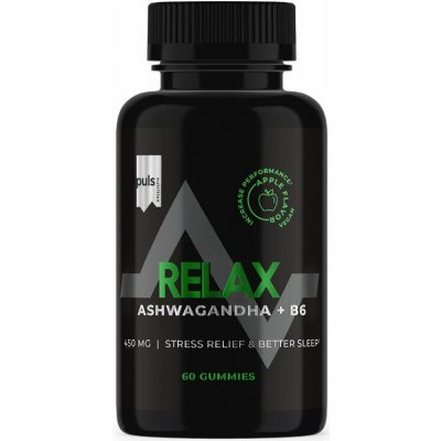 PULS nutrition Relax Ashwagandha + B6 60 gummies – Hledejceny.cz