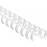 Drátěné hřbety 2:1 - 11mm - bílé - 100 ks – Zboží Živě