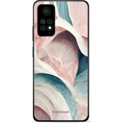 Pouzdro Mobiwear Glossy Xiaomi Redmi Note 11 Pro 5G - G026G - Růžový a zelenkavý mramor