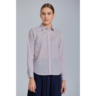 Gant D1. Reg Geometric shirt bílá