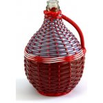 Demižon skleněný opletený 5L (balík max.6ks) – Sleviste.cz