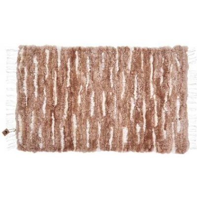 Vlnka Vlněný koberec žíhaný hnědá – Zboží Dáma