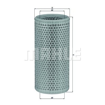 Vzduchový filtr MAHLE LX 502 – Hledejceny.cz