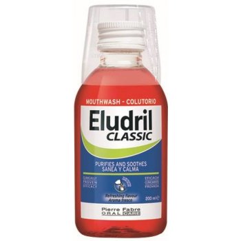 Elgydium Eludril Clasic ústní voda (Antibacterial and Analgesic) 200 ml