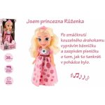 Teddies princezna Růženka plast 35cm česky mluvící na baterie se zvukem 17x37x10cm