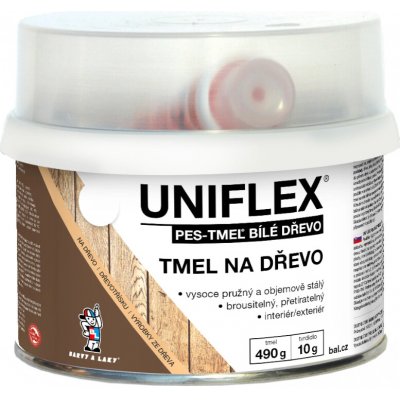 BARVY A LAKY HOSTIVAŘ Uniflex PES-TMEL dřevo, 200g bílý – Hledejceny.cz
