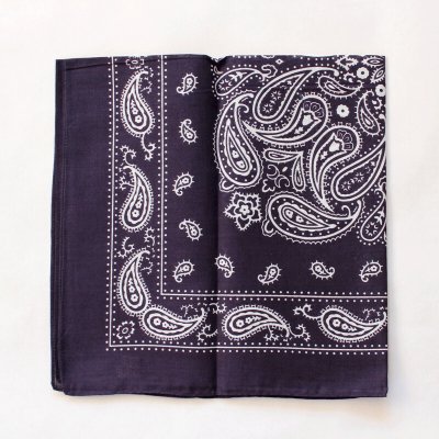 ETEX Dětský bavlněný šátek 55 x 55 cm kašmír modrý – Zboží Dáma