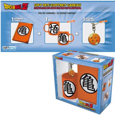 CurePink Dárková Dragon Ball Z Kame Symbol se zápisníkem 320 ml – Zboží Mobilmania