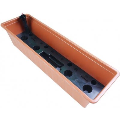 Prosperplast Balcony Truhlík samozavlažovací 60 x 18 x 14 cm terakota – Zboží Dáma